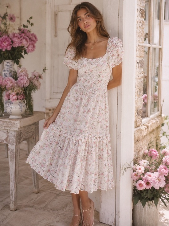 LoveShackFancy Dresses & Skirts - loveshackfancy Clementine floral dress Size 8